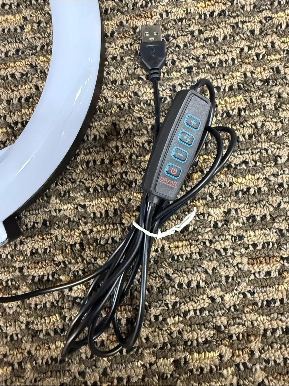 Ring Light w Phone Holder USB Powered